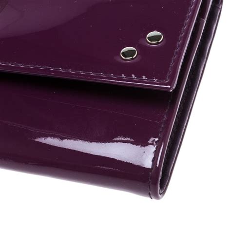 dior purple card wallet|authentic Dior monogram wallet.